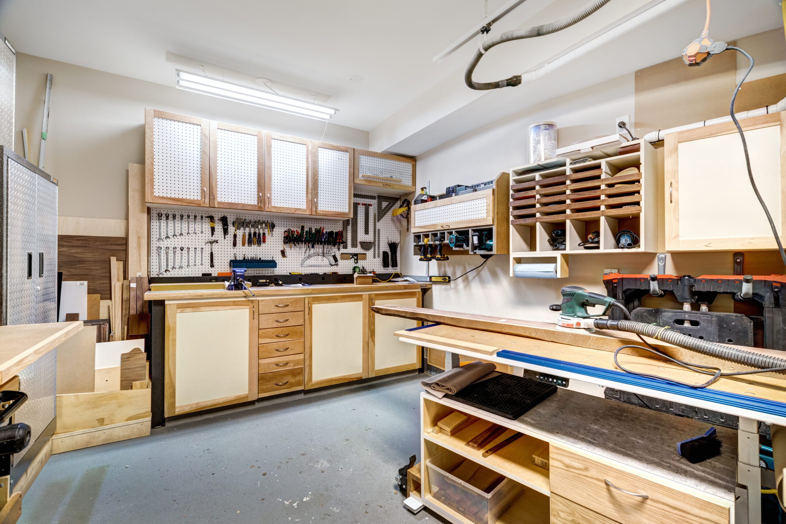 wood garage cabinets